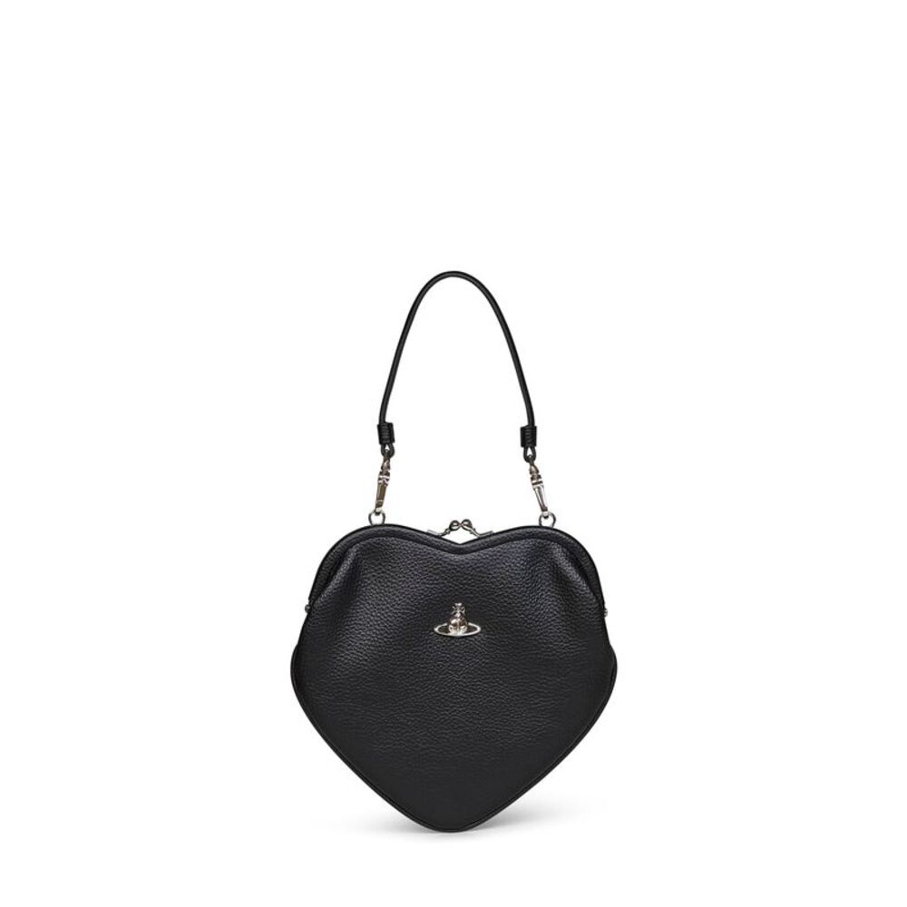 Vivienne Westwood Women Black Belle Heart Frame Handbag - Picture 1 of 3